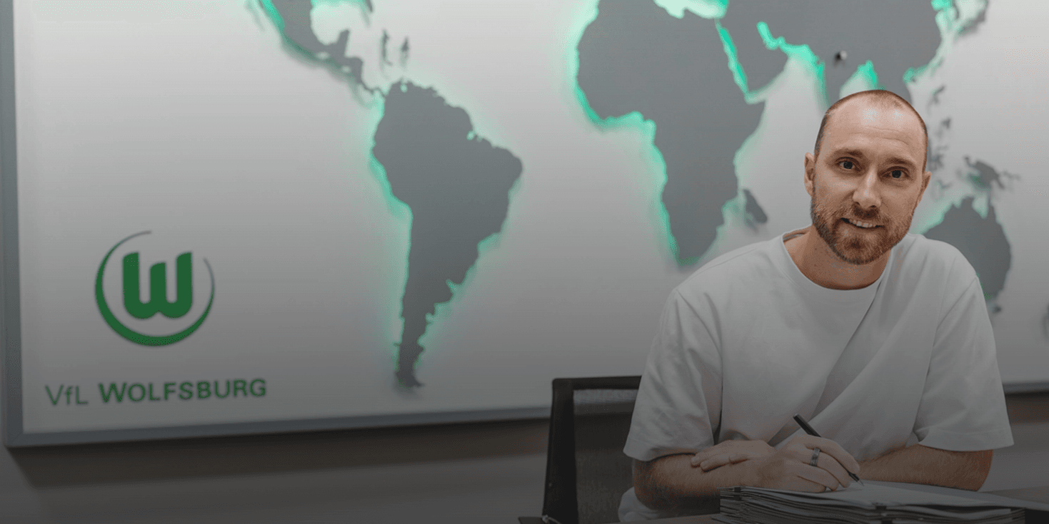 OFFICIAL: Wolfsburg Sign Danish midfield Eriksen on Four-Year Deal