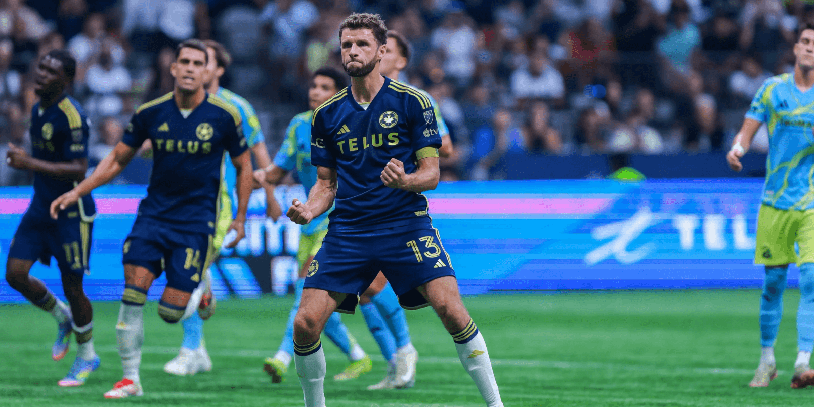 Müller Scores Hat-Trick on His 36th Birthday to Help Vancouver Whitecaps Secure 7-0 Rout