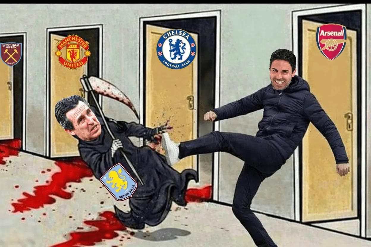 গানার্সের কাছে অ্যাওয়ে হার অ্যাস্টন ভিলার সব প্রতিযোগিতায় ১১-ম্যাচ জয়ের ধারা শেষ করেছে