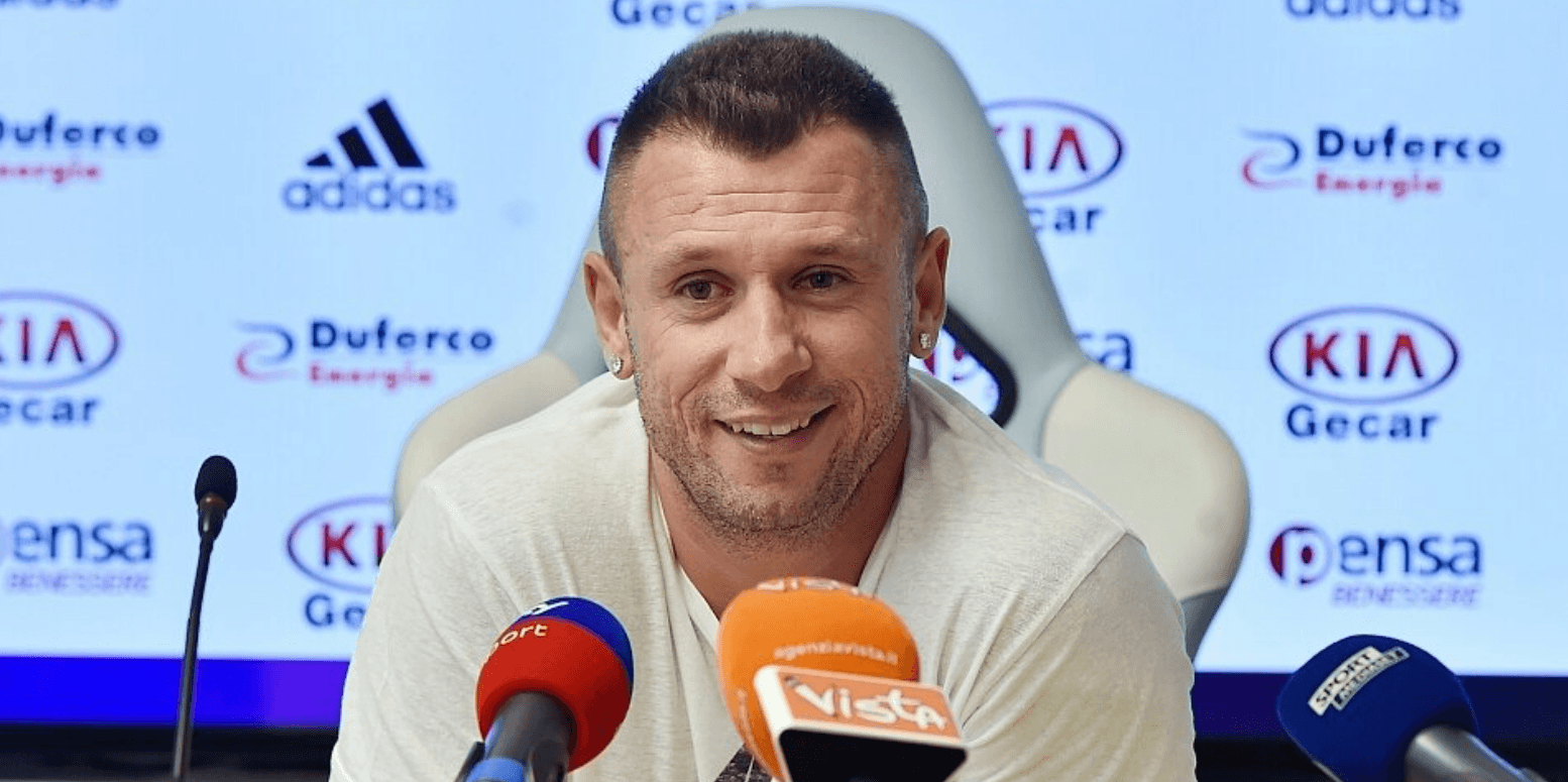 Cassano: Juventus Should Reflect on Themselves First; Nedved, Buffon and Iuliano Also Behaved the Same Way