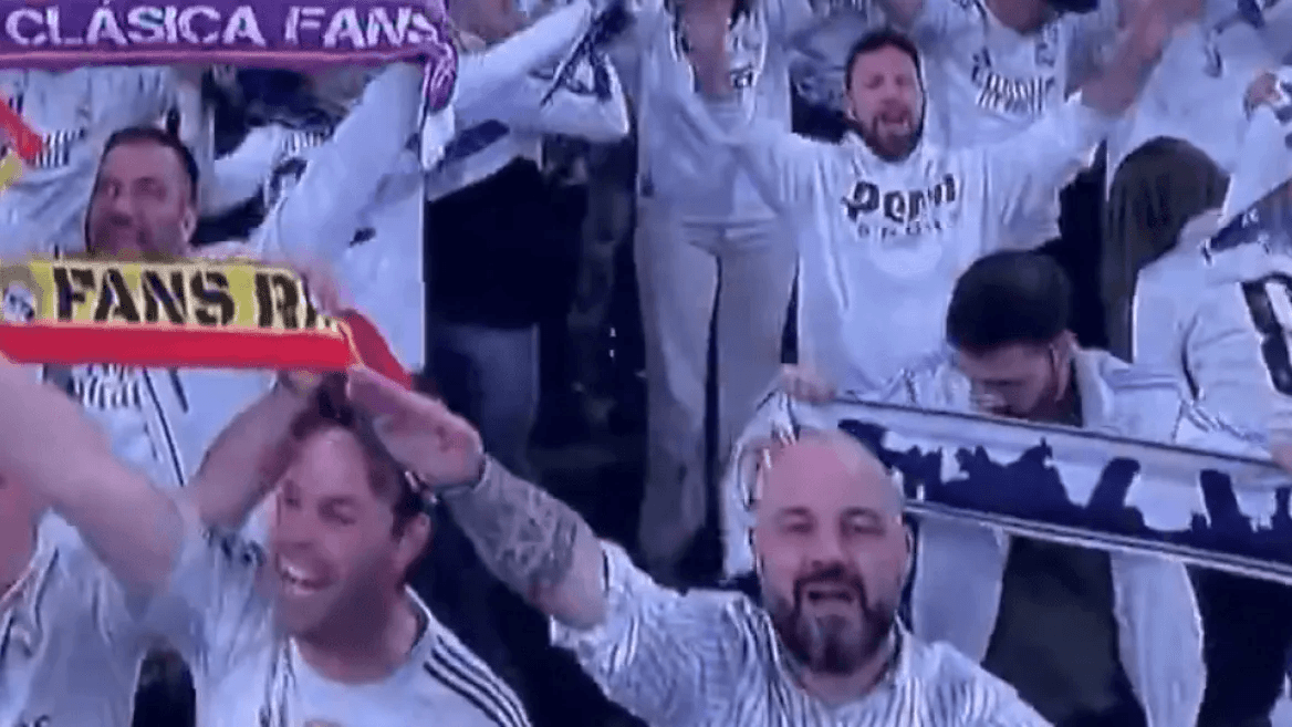 Unbelievable Nazi Salute Defence! Real Madrid Fan Claims “I Just Raised My Hand Twice” – Says Two Black Adopted Sons Prove He’s Not Racist!